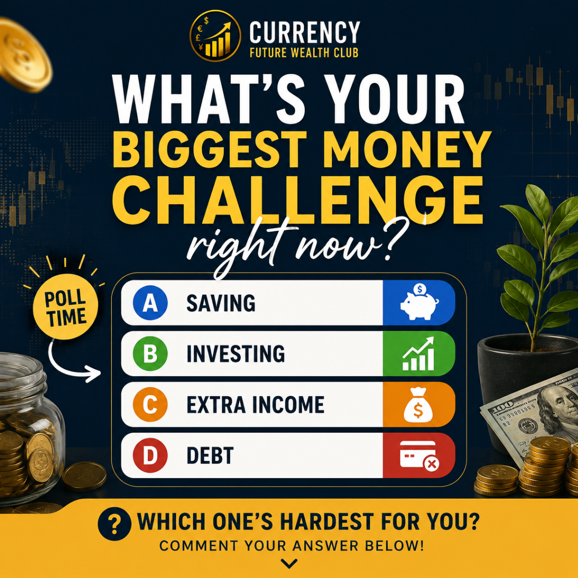 Poll Time: What's Your Biggest Money Challenge Right Now?
