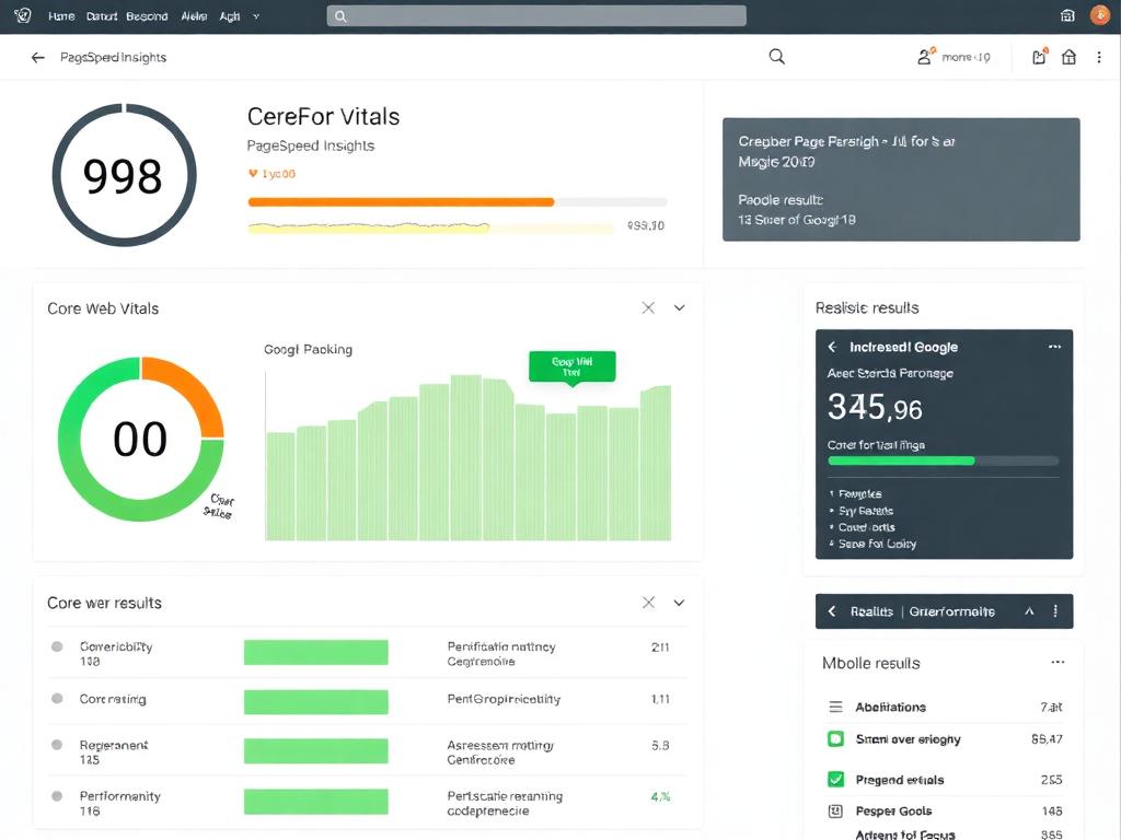 Core Web Vitals — 98 Score